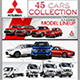 45" Mitsubishi Car Models Collection Pack - 3DOcean Item for Sale