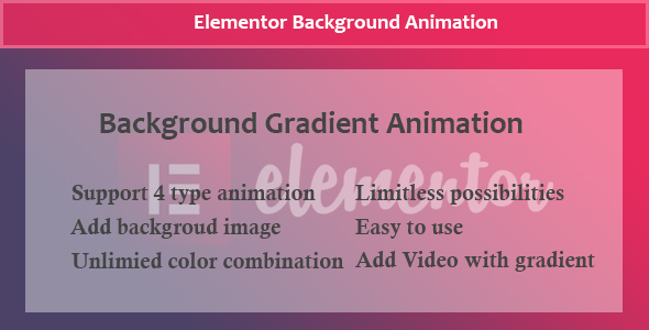 Elementor - Background Gradient Animation