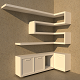 Shelf modern - 3DOcean Item for Sale