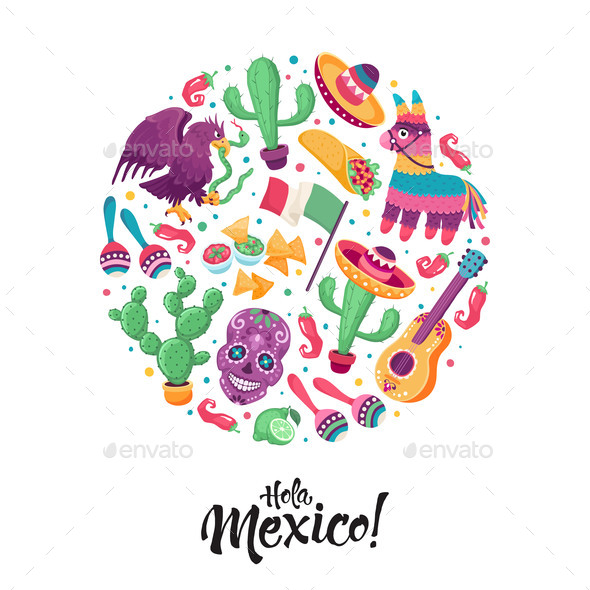 Hola Mexico Poster