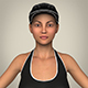 Realistic Young Beach Sports Girl - 3DOcean Item for Sale