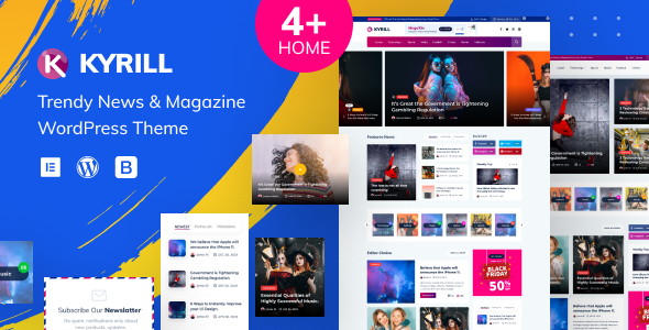 Kyrill – News Magazine WordPress Theme Preview