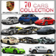 70" Porsche Car Models Collection Pack - 3DOcean Item for Sale