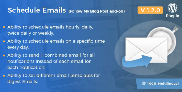 Download Schedule Emails – Follow My Blog Post add-on