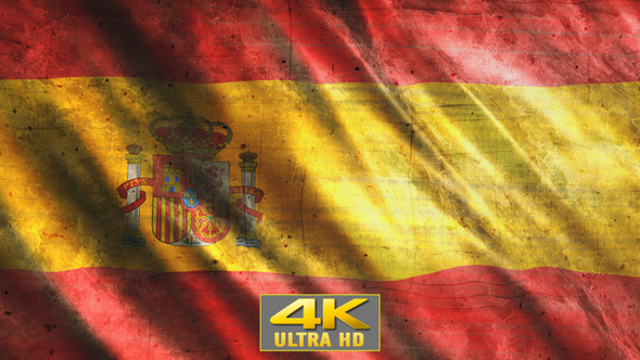 Spain Flag Grunge