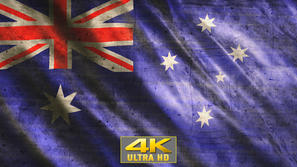 Australia Flag Grunge alt