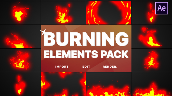 Burning Elements | After Effects