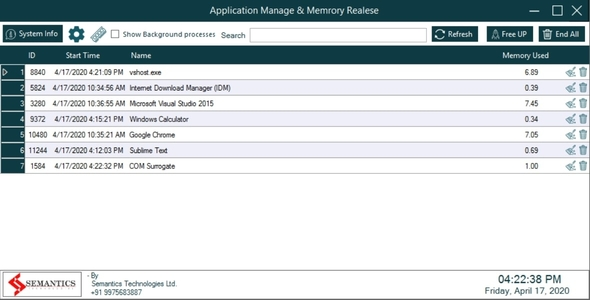 Memory Cleaner Software | Full Source Code