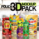 Pouch 3D Mockup Pack - VideoHive Item for Sale