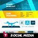 Gym Training Social Media Pack - GraphicRiver Item for Sale