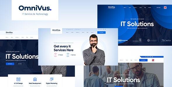 Omnivus - IT Solutions & Services Drupal 8.8 Theme