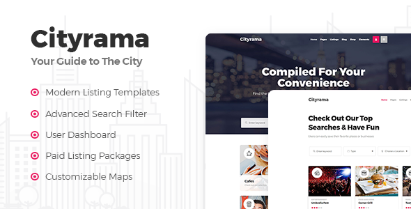 Cityrama – Listing & City Guide Theme