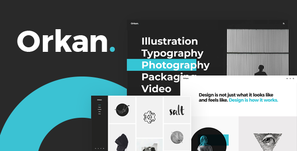 Orkan - Artist and Design Agency Portfolio Theme