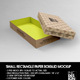Small Rectangular Paper Box and Lid Packaging Mockup - GraphicRiver Item for Sale