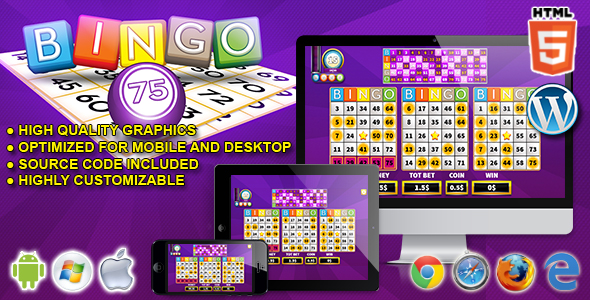 Bingo 75 - HTML5 Casino Game