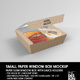 Small Paper Window Sushi Box Mockup - GraphicRiver Item for Sale