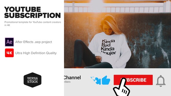 YouTube Subscribe Like Get Notified Fire FX Promotion Kit alt