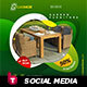 Garden Furniture Social Media Pack - GraphicRiver Item for Sale