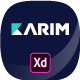 Karim - Freelancer and Creative Agency XD Template - ThemeForest Item for Sale