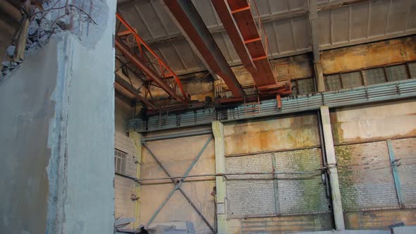 Old Factory Overhead Crane