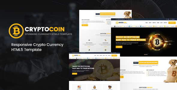 CryptoCoin | Bitcoin Crypto Currency Template