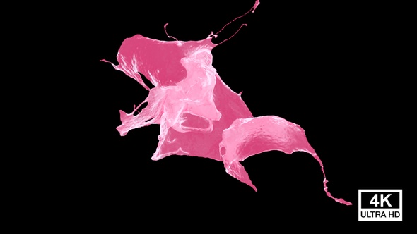 Collision Of Streaming Strawberry Milkshake Splash V7 alt