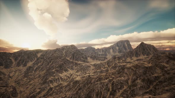 Mountain Landscape in High Altitude alt