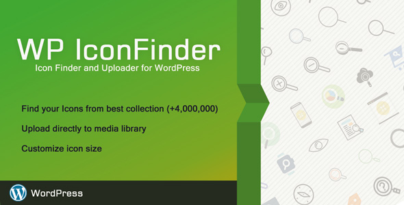 Wp Iconfinder - Find Free Icons For Wordpress