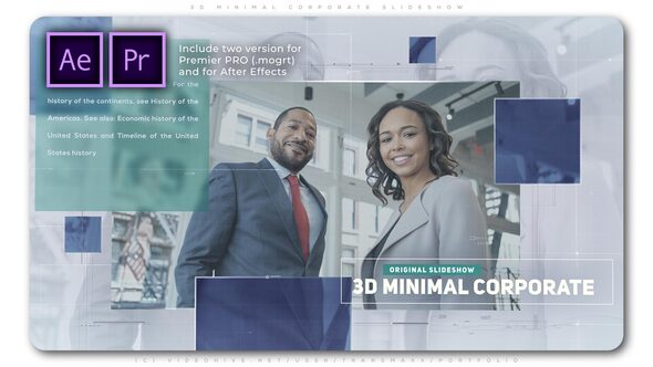 3D Minimal Corporate Slideshow