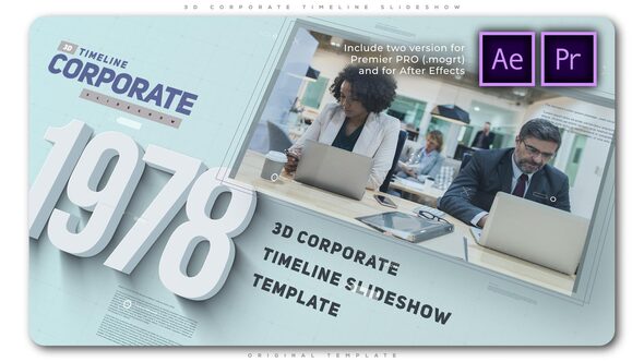 3D Corporate Timeline Slideshow