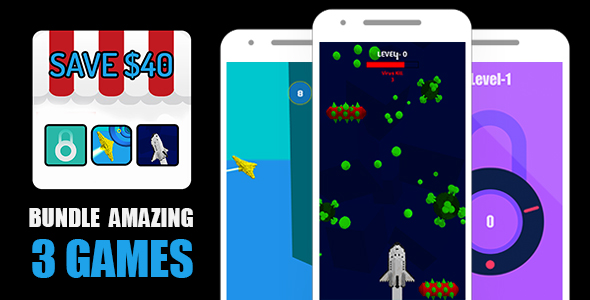 BUNDLE 3 AMAZING 3D GAMES BUILDBOX PROJECT-ANDROID STUDIO FILE-IOS XCODE FILE WITH ADMOB