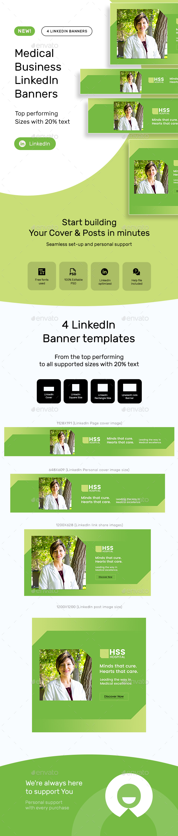 Linkedin Banner Graphics Designs Templates From Graphicriver