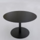 Black Round Coffee Table with a Round Support - 3DOcean Item for Sale