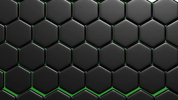 Abstract hexagon geometric surface