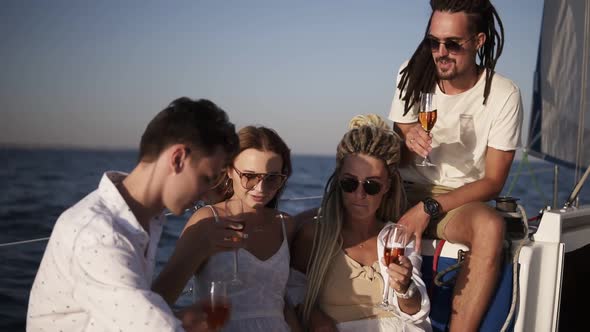 Friends Spend a Weekend on a Yacht