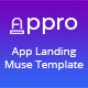 Appro-App Landing Muse Template - ThemeForest Item for Sale