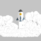Quick Start Up Rocket Logo - VideoHive Item for Sale