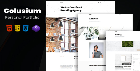 Colusium - Personal Portfolio Template