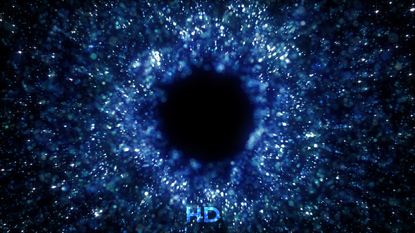 Stars Tunnel Blue Hd