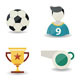 Soccer Icons no background - GraphicRiver Item for Sale