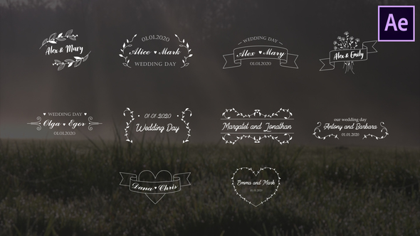 Wedding Titles | After Effects