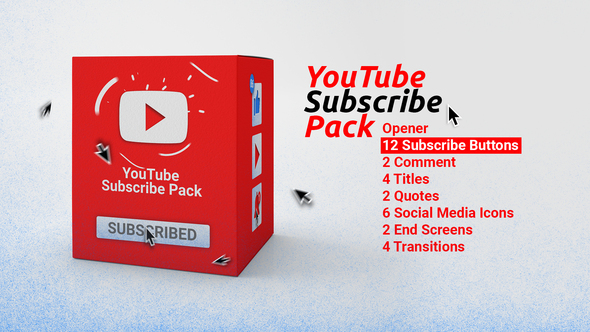 YouTube Subscribe Pack
