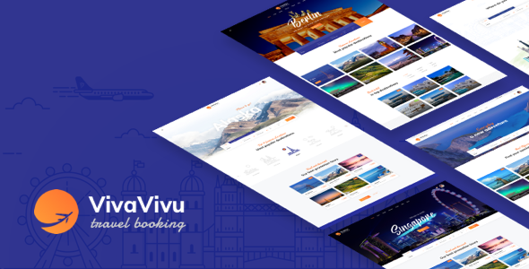 VivaVivu - Travel, Tour, Booking Sketch Template