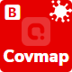 Covmap -  Covid-19 Coronavirus Live Traker Vector Map - CodeCanyon Item for Sale
