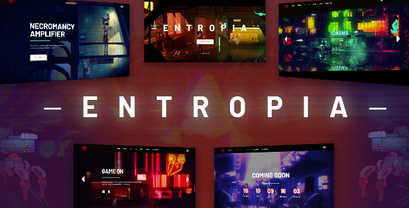 Entropia - Gaming and eSports Theme