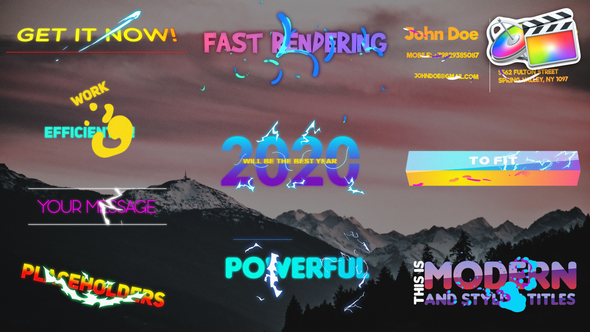 Gradient Titles | FCPX alt