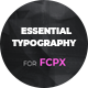 Essential Typography for FCPX - VideoHive Item for Sale