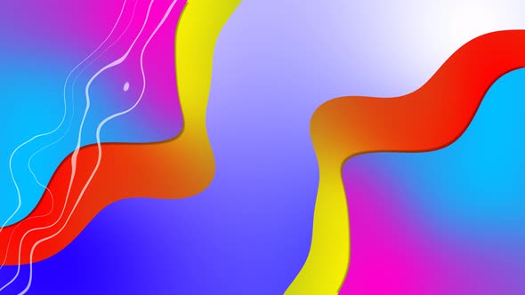 Abstract Gradient liquid smooth wavy background