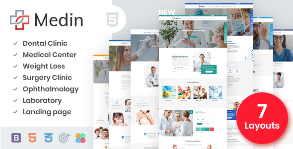 Medin - Medical Clinic HTML Template