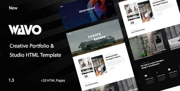 Wavo - Creative Portfolio & Agency Template